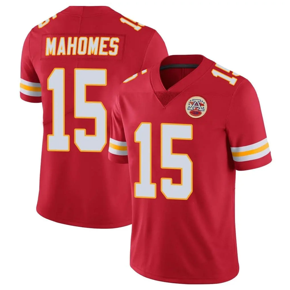 KC.Chiefs #15 Patrick Mahomes Player Red Limited Vapor Untouchable Home Game Edoa Stitched Jerseys