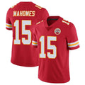 KC.Chiefs #15 Patrick Mahomes Player Red Limited Vapor Untouchable Home Game Edoa Stitched Jerseys