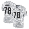 C.Bengals #78 Anthony Munoz Player Arctic Camo Salute to Service Limited Edoa Stitched Jerseys