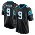 C.Panthers #9 Bryce Young Player Black Game Edoa Stitched Jerseys