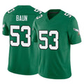 P.Eagles #53 Zack Baun Player Green Kelly Alternate Vapor F.U.S.E. Home Game Edoa Stitched Jerseys