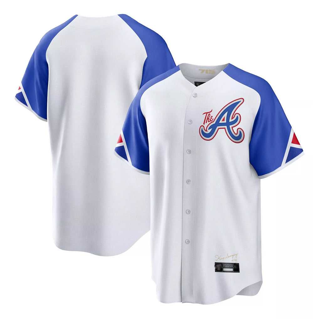 A.Braves ## Braves Blank Player White City Connect Home Game Edoa Stitched Jerseys