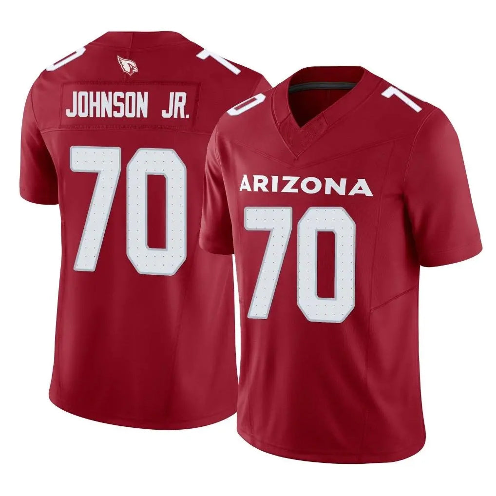 A.Cardinals #70 Paris Johnson Jr. Player Cardinal Vapor F.U.S.E. Limited Home Game Edoa Stitched Jerseys