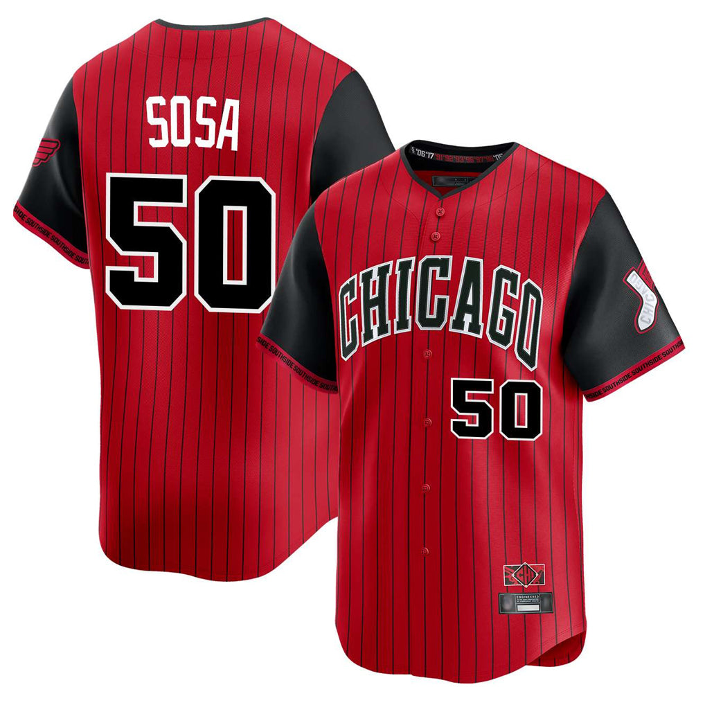 C.White Sox #50 Lenyn Sosa Player Red City Connect Limited Home Edoa Stitched Jerseys