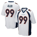 D.Broncos #99 Zach Allen Player White Game Edoa Stitched Jerseys
