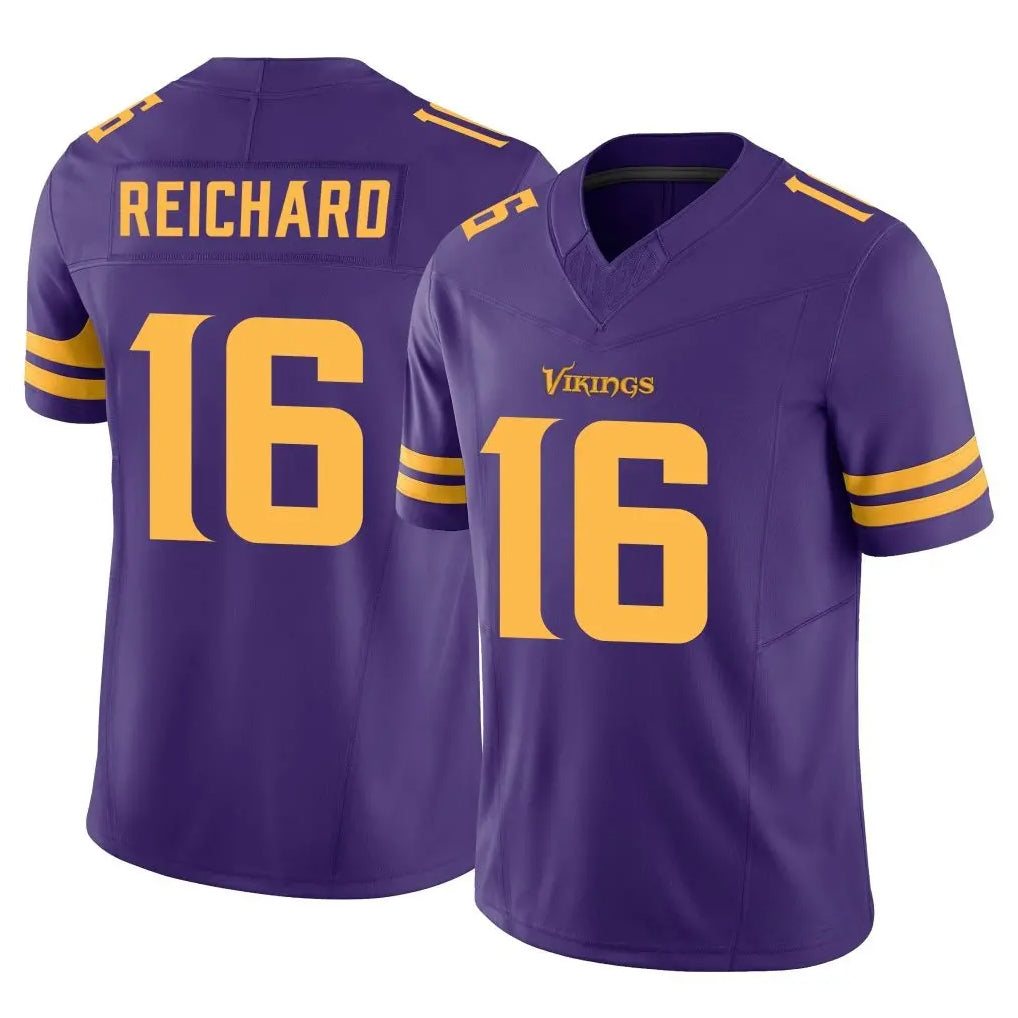 M.Vikings #16 Will Reichard Player Purple Limited Alternate Vapor F.U.S.E. Home Game Edoa Stitched Jerseys