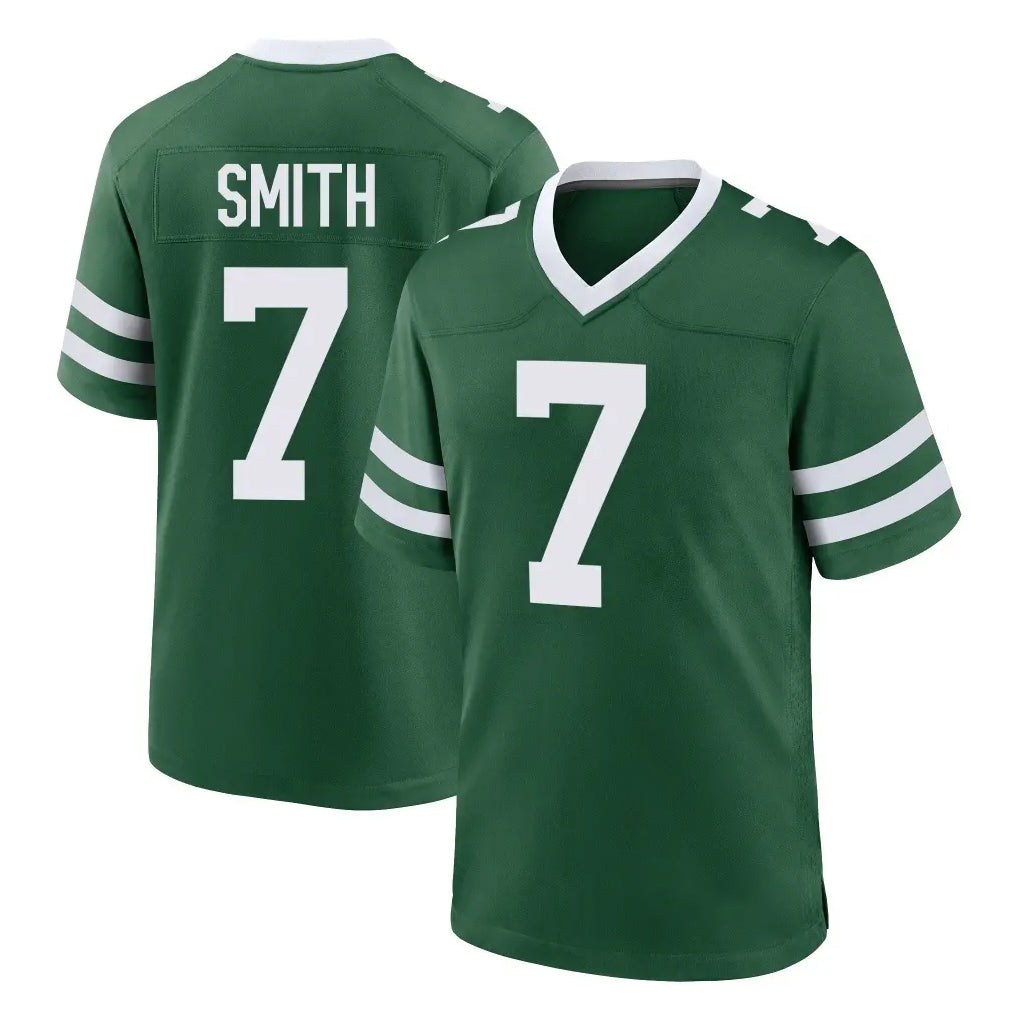 NY.Jets #7 Geno Smith Player Green Legacy Home Game Edoa Stitched Jerseys