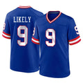 NY.Giants #9 Lsaiah Likely Player Royal Classic Home Game Edoa Stitched Jerseys