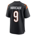 C.Bengals #9 Joe Burrow Player Black Home Game Edoa Stitched Jerseys
