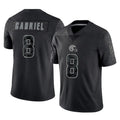 C.Browns #8 Dillon Gabriel Player Black Reflective Home Game Edoa Stitched Jerseys