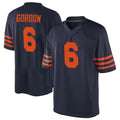 C.Bears #6 Kyler Gordon Player Navy Blue Alternate Game Edoa Stitched Jerseys