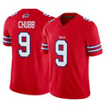 B.Bills #9 Bradley Chubb Player Red Vapor F.U.S.E. Jersey Limited Home Game Edoa Stitched Jerseys