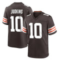 C.Browns #10 Quinshon Judkins Player Brown Home Game Edoa Stitched Jerseys