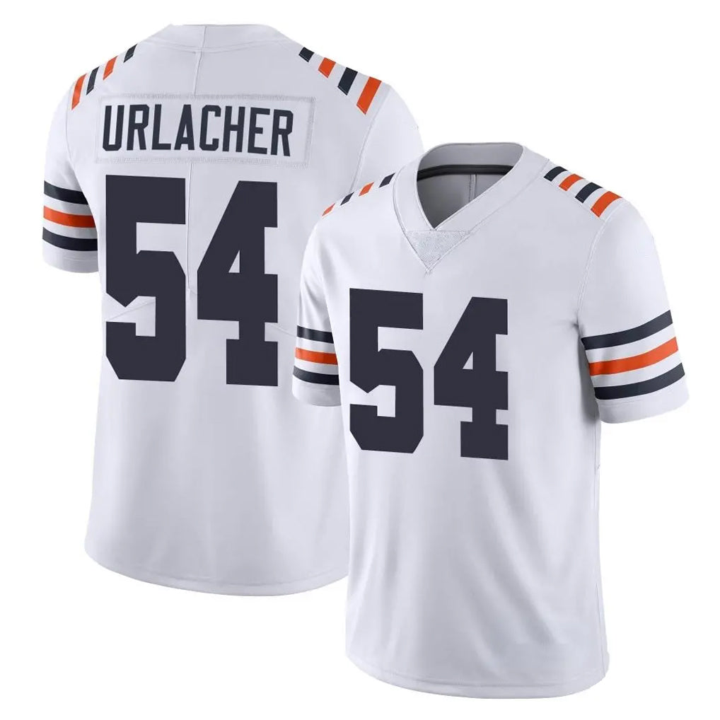 C.Bears #54 Brian Urlacher Player White Classic Vapor Limited Home Game Edoa Stitched Jerseys