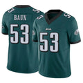 P.Eagles #53 Zack Baun Player Team Color Green Limited Vapor F.U.S.E. Home Game Edoa Stitched Jerseys
