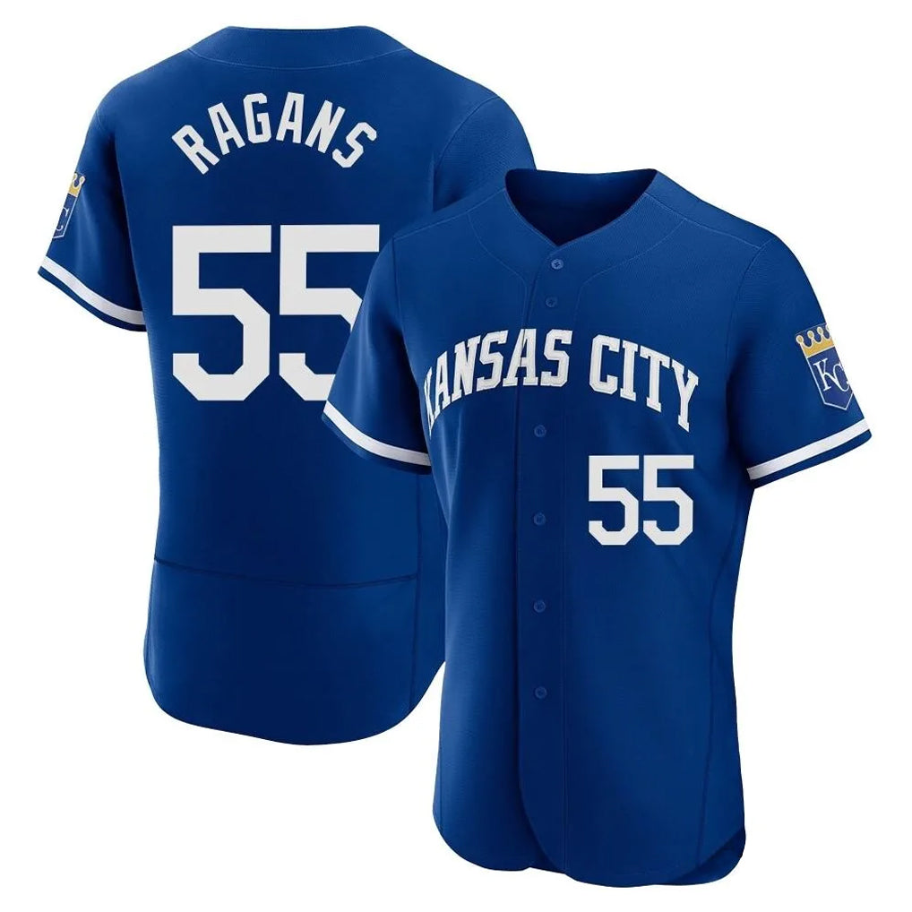 KC.Royals #55 Cole Ragans Player Royal City Connect Limited Elite Home Game Edoa Stitched Jerseys