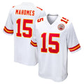 KC.Chiefs #15 Patrick Mahomes Player White Home Game Edoa Stitched Jerseys