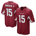 A.Cardinals #15 Gardner Minshew II Player Cardinal Home Game Edoa Stitched Jerseys