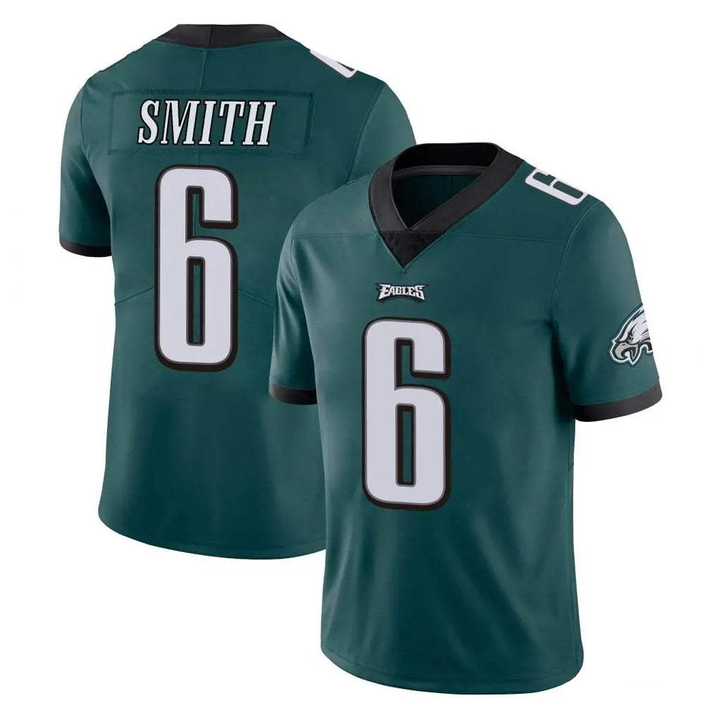 P.Eagles #6 DeVonta Smith Player Team Color Green Vapor Untouchable Home Game Edoa Stitched Jerseys