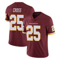 W.Commanders #25 Nick Cross Player Burgundy Limited Team Color Vapor Untouchable Home Game Edoa Stitched Jerseys