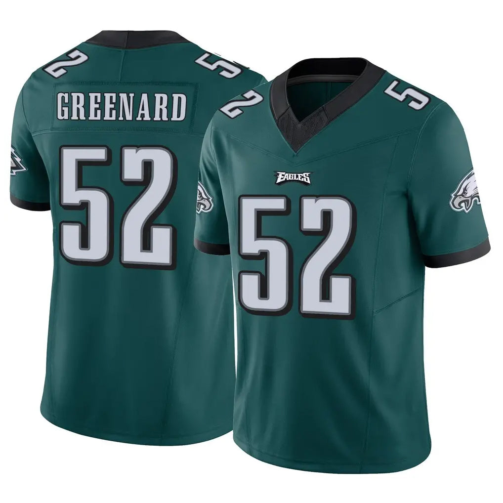 P.Eagles #52 Jonathan Greenard Player Team Color Green Limited Vapor F.U.S.E. Home Game Edoa Stitched Jerseys