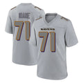 B.Ravens #71 Olaivavega Ioane Player Gray Replica Limited Edoa Stitched Jerseys