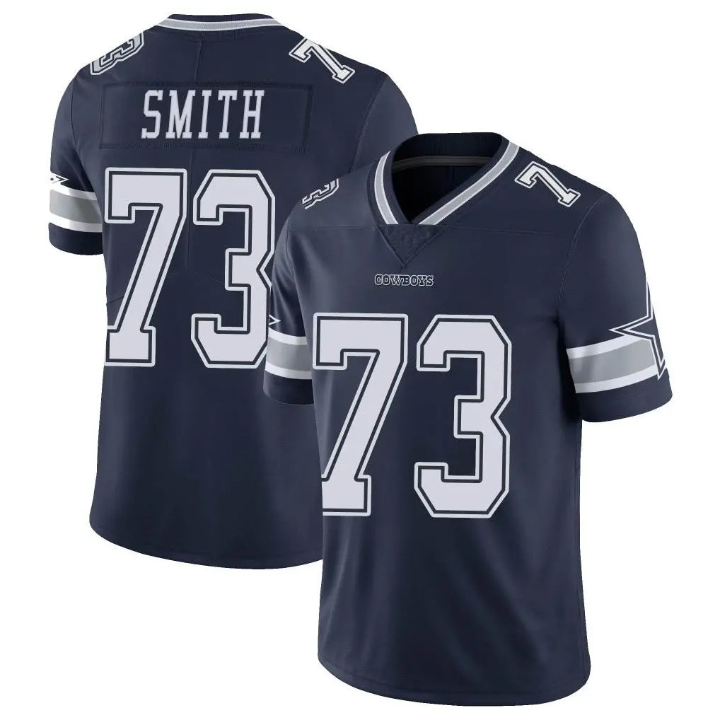 D.Cowboys #73 Tyler Smith Player Navy Vapor Untouchable Limited Home Game Edoa Stitched Jerseys