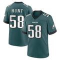 P.Eagles #58 Jalyx Hunt Player Green Home Game Edoa Stitched Jerseys