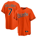 B.Orioles #7 Jackson Holliday Player Orange Home Game Edoa Stitched Jerseys