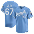 KC.Royals #67 Seth Lugo Player Light Blue Alt Limited Home Edoa Stitched Jerseys