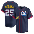 Athletics #25 Brent Rooker Player Navy American League All-Star Edition Limited Game Edoa Stitched Jerseys
