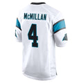 C.Panthers #4 Tetairoa McMillan Player White Game Edoa Stitched Jerseys