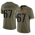 W.Commanders #67 Nick Allegretti Player Olive Salute To Service Limited Home Game Edoa Stitched Jerseys