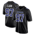 D.Cowboys #97 Kenny Clark Player Carbon Black Fashion Home Game Edoa Stitched Jerseys