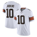 C.Browns #10 Quinshon Judkins Player White Vapor Untouchable Limited Home Game Edoa Stitched Jerseys