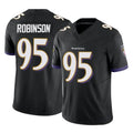 B.Ravens #95 Tavius Robinson Player Black Vapor F.U.S.E. Limited Edoa Stitched Jerseys