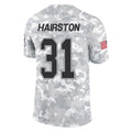 B.Bills #31 Maxwell Hairston Player Arctic Camo Salute to Service Limited Edoa Stitched Jerseys