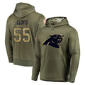 C.Panthers #55 Devin Lloyd Player Olive Salute to Service Hoodies Edoa Stitched Jerseys