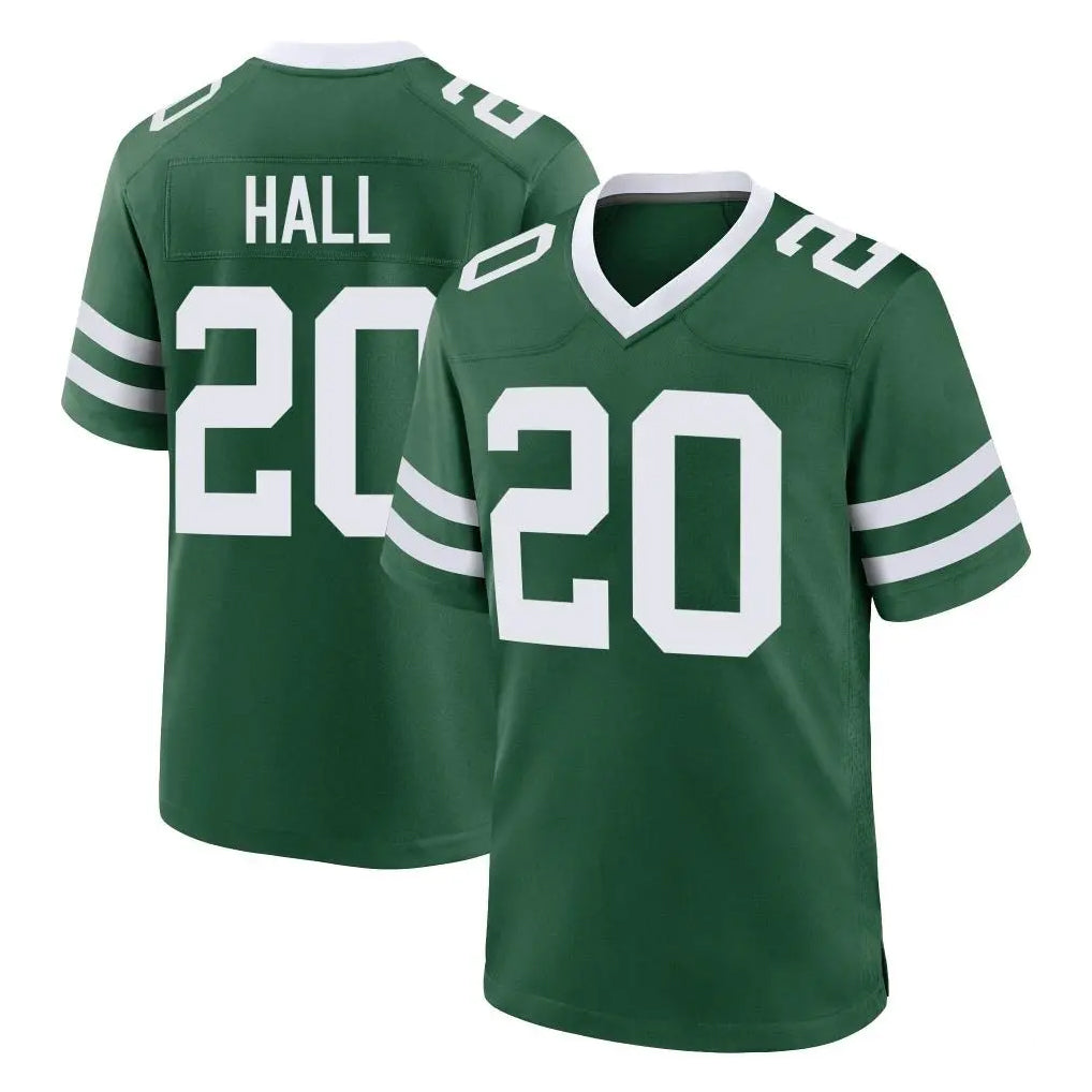 NY.Jets #20 Breece Hall Player Green Legacy Home Game Edoa Stitched Jerseys