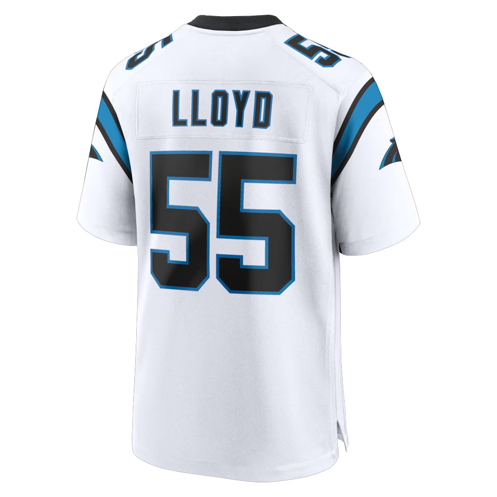C.Panthers #55 Devin Lloyd Player White Home Game Edoa Stitched Jerseys
