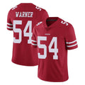 SF.49ers #54 Fred Warner Player Red Limited Vapor Untouchable Home Game Edoa Stitched Jerseys