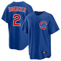 C.Cubs #2 Nico Hoerner Player Royal Home Game Edoa Stitched Jerseys
