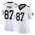 NO.Saints #87 Noah Fant Player White Limited Vapor F.U.S.E. Home Game Edoa Stitched Jerseys