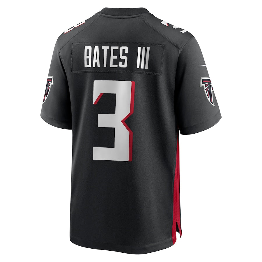 A.Falcons #3 Jessie Bates III Player Black Game Home Edoa Stitched Jerseys