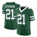 NY.Jets #21 Brandon Stephens Player Green Legacy Limited Vapor F.U.S.E. Home Game Edoa Stitched Jerseys
