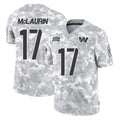 W.Commanders #17 Terry Mclaurin Player Arctic Camo Limited Salute To Service Home Game Edoa Stitched Jerseys