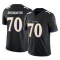 B.Ravens #70 Roger Rosengarten Player Black Vapor F.U.S.E. Limited Edoa Stitched Jerseys