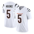 C.Bengals #5 Tee Higgins Player White Vapor F.U.S.E. Limited Home Game Edoa Stitched Jerseys