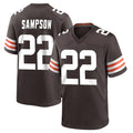 C.Browns #22 Dylan Sampson Player Brown Home Game Edoa Stitched Jerseys