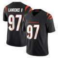C.Bengals #97 Dexter Lawrence II Player Black Vapor F.U.S.E. Limited Home Game Edoa Stitched Jerseys